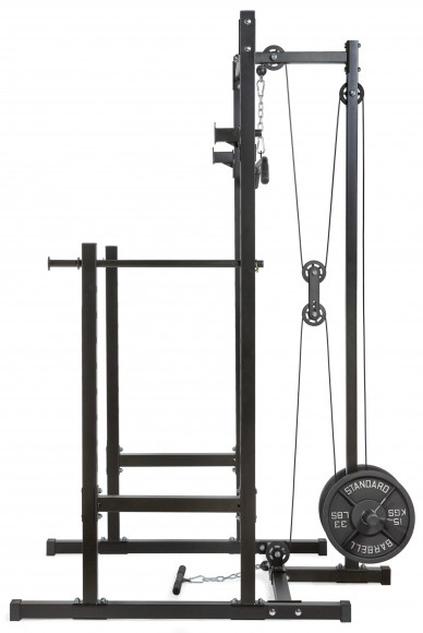 Стойка для полуприседаний с верхним и нижним блоком VictoryFit VF-B2017