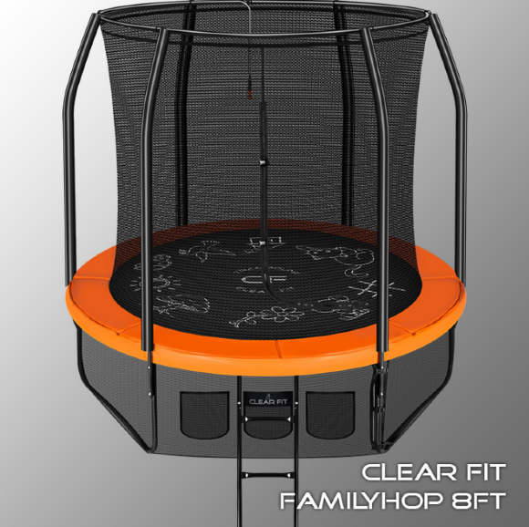 Батут Clear Fit FamilyHop 8Ft