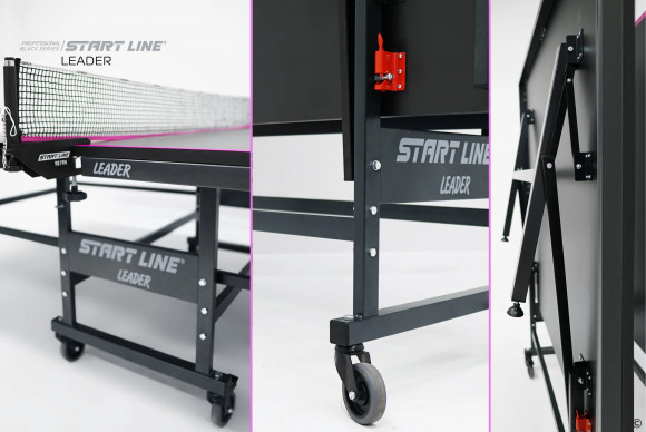 Теннисный стол Start Line Leader Black