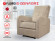 Массажное кресло Fujimo E-COMFORT CHAIR F3005 FEF Ваниль (Sakura 4)