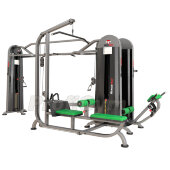 Четырехпозиционная станция с гиперэкстензией ProfiGym