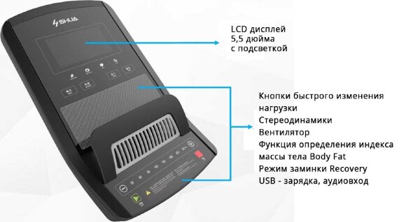 Велотренажер вертикальный Shua SH-B6500U